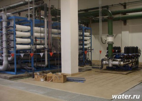 Промышленная установка системы водоочистки с обратным осмосом
